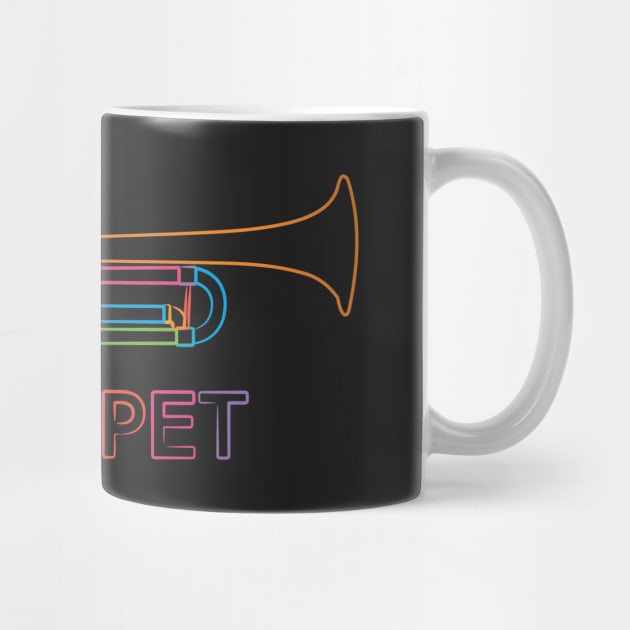 Rainbow Trumpet by evisionarts